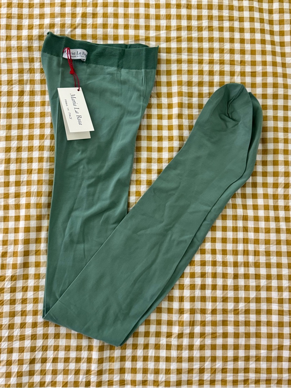Maria La Rosa Green Lycra Tights